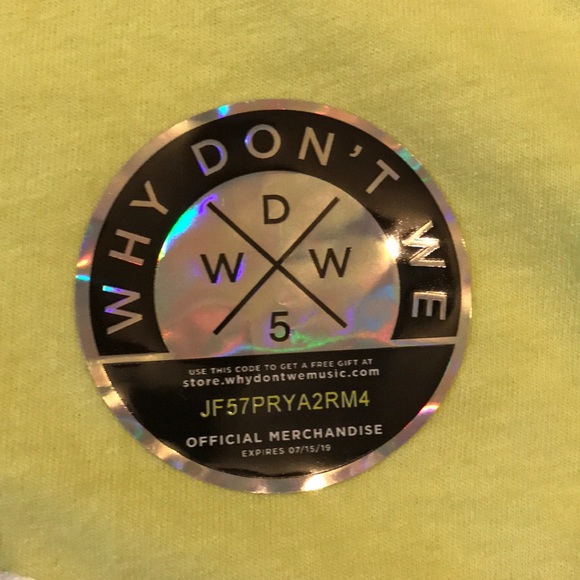 Why Don’t We Tee Official Band Merch NWT Tie Dye - Picture 3 of 6